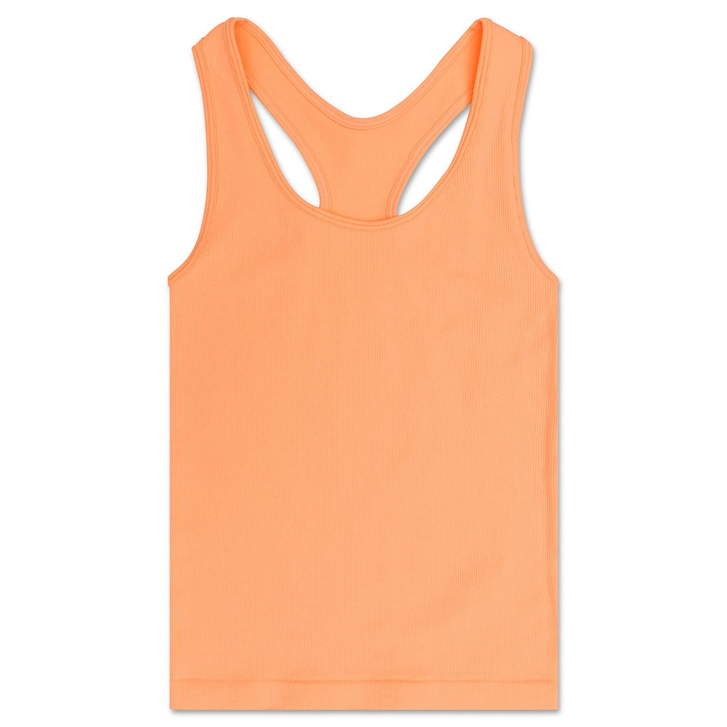 Melon Ribbed Racerback Tank Top - Iscream