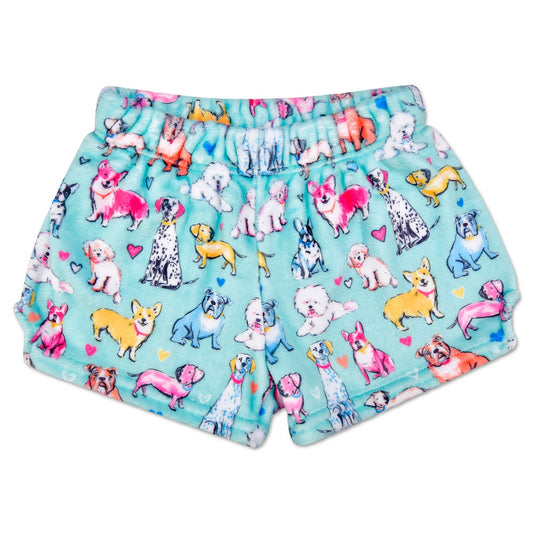 Preppy Pups Plush Shorts - iscream