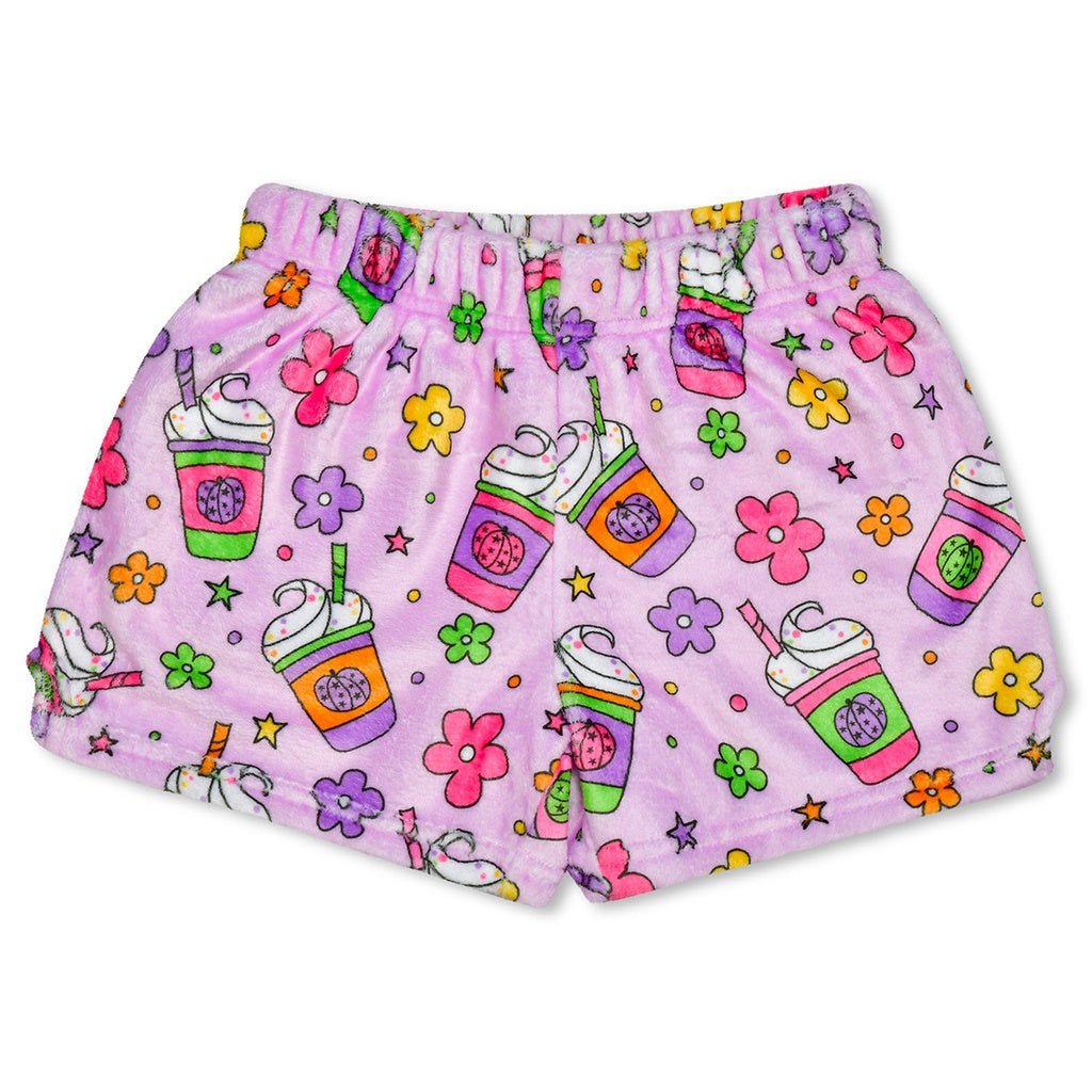 Pumpkin Latte Plush Shorts - Iscream