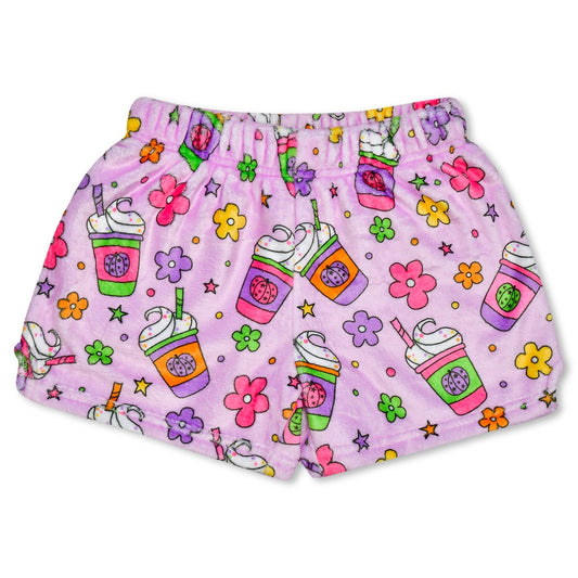 Pumpkin Latte Plush Shorts - Iscream