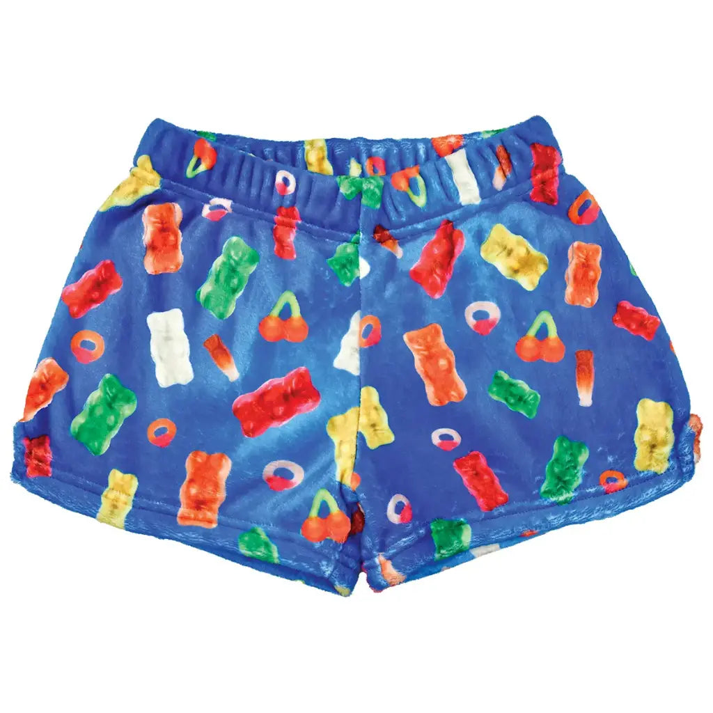 Haribo Toss Print Plush Shorts - Iscream