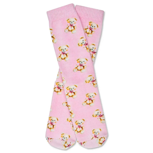 Beary Cute Pink Socks - Iscream