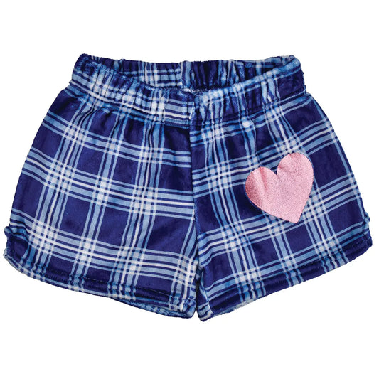 Theme Varsity Plush Shorts Blue - Iscream