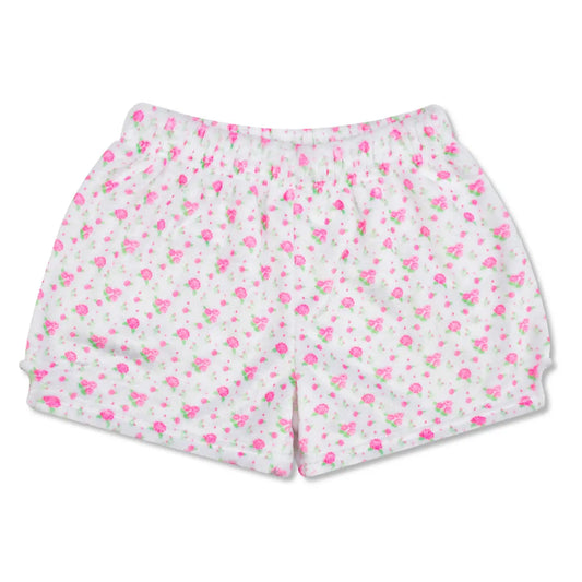 Pretty in White Plush Shorts - Iscream