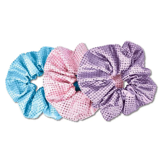 Rhinestone Scrunchie Set - Iscream