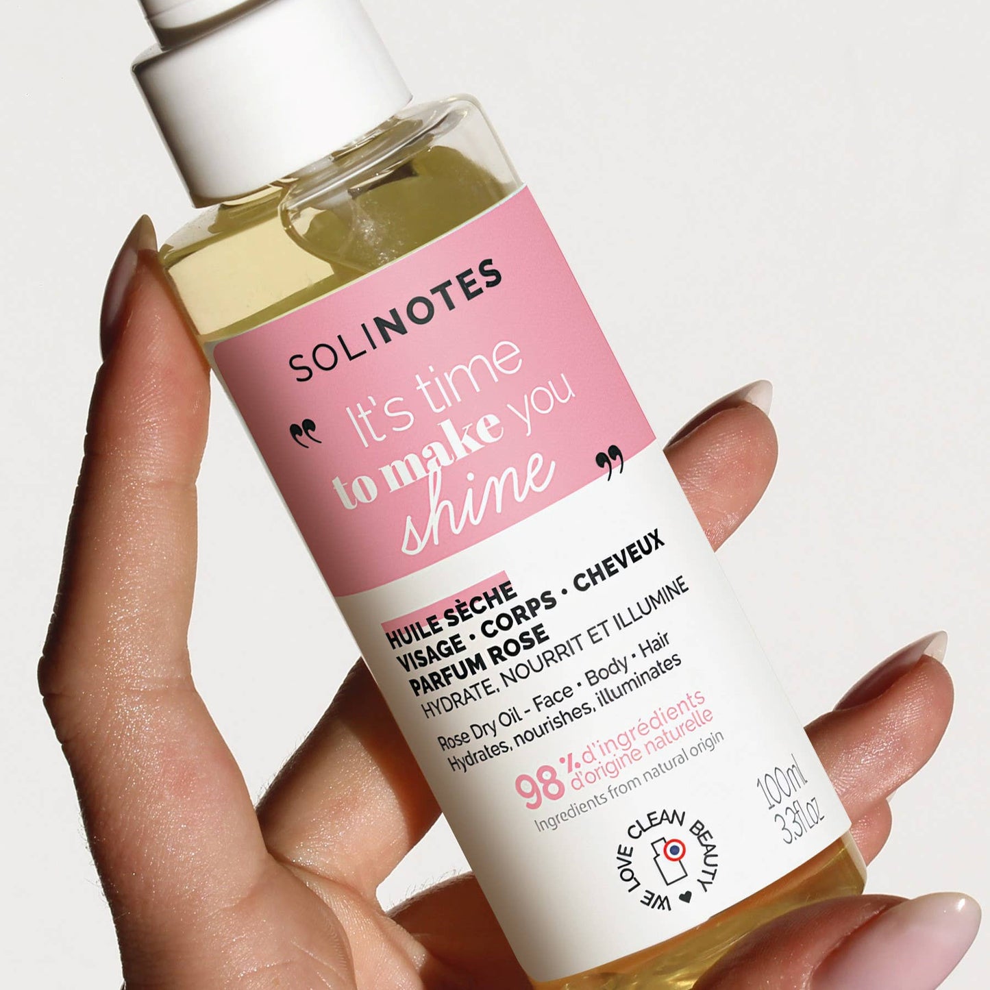 Rose Dry Oil - 3.3oz - CLEAN BEAUTY