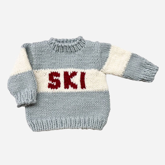 Ski Sweater, Bowie Grey Kids Baby Apparel Winter