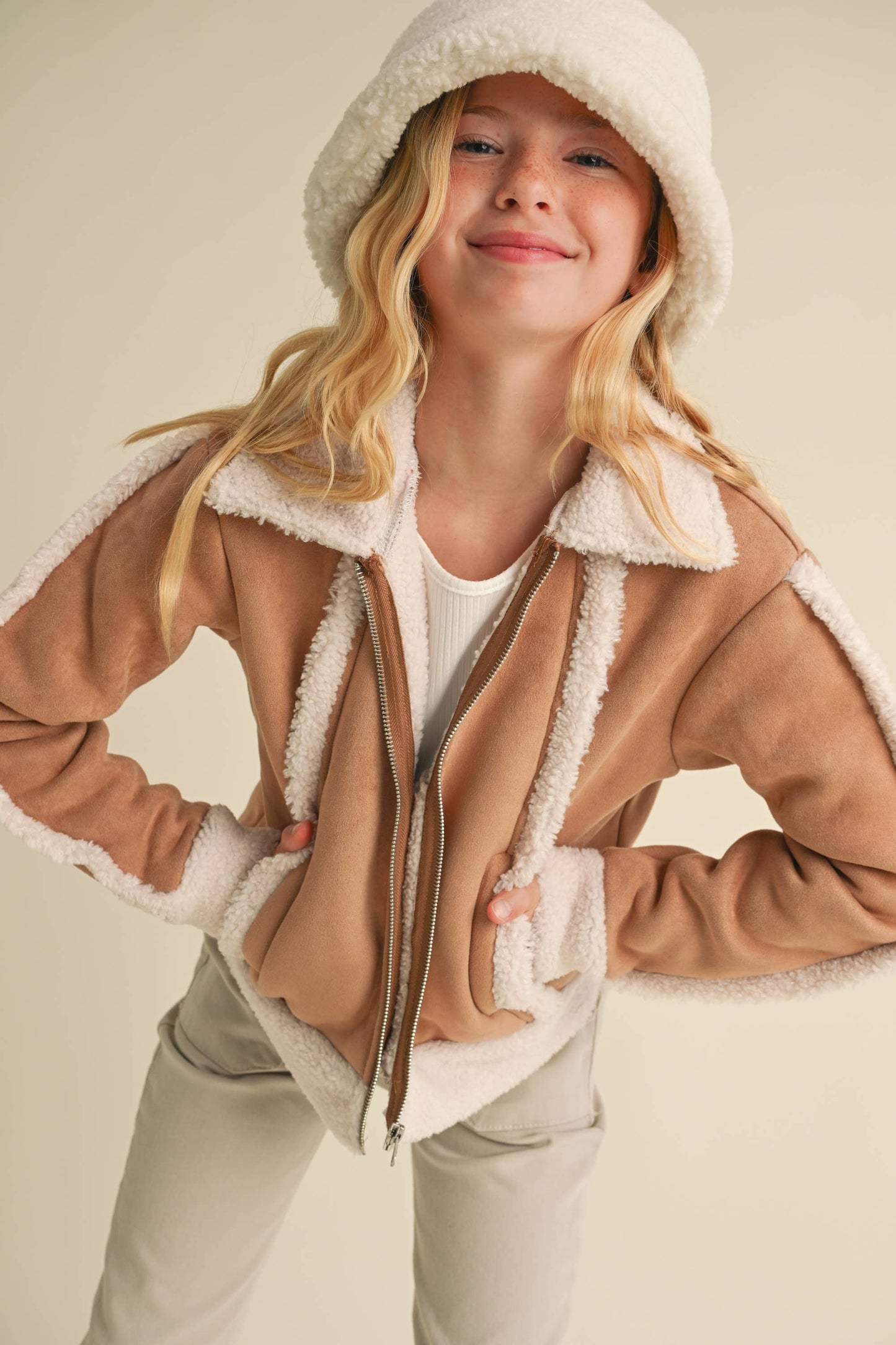 Faux Sherling Jacket