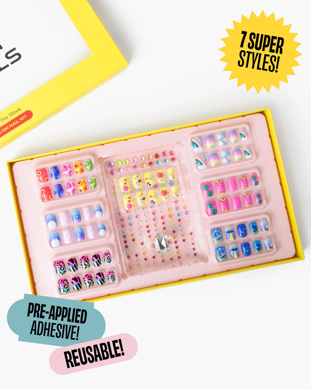 Days of the Week Press on Nail Kit - Super Smalls