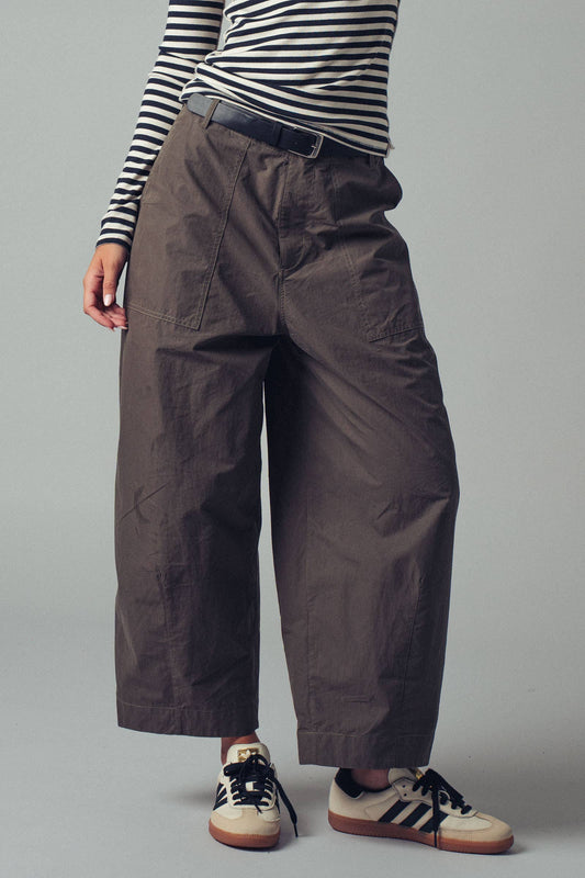 Boho Relaxed Wide-Leg Cargo Pants