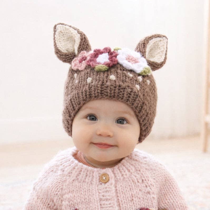 Fawn Beanie Hat for Baby & Kids