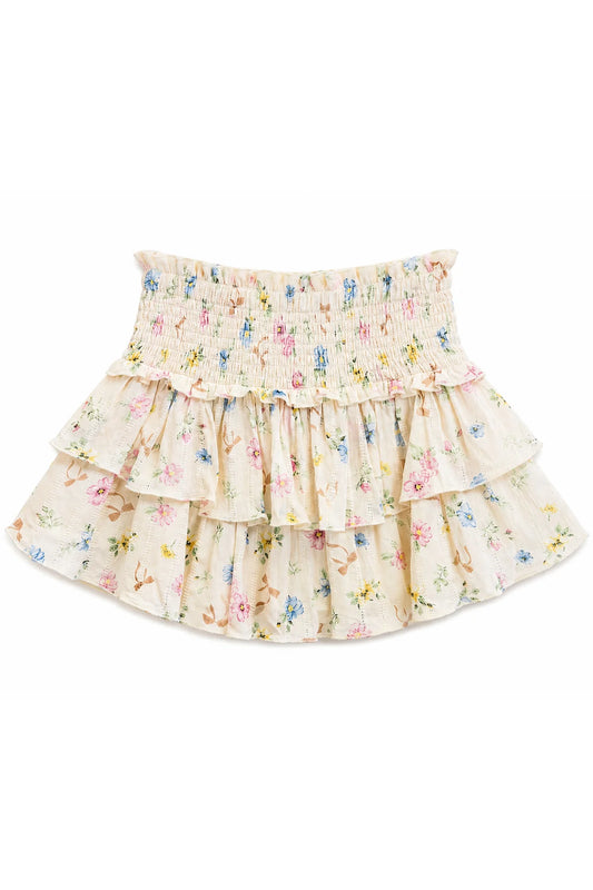 Bianca Skirt in Soft Blush Plaid - KatieJ NYC