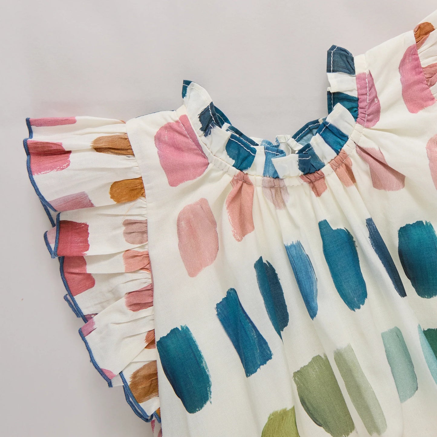 Pink Chicken - Baby Girls Harper Dress Set - Paint