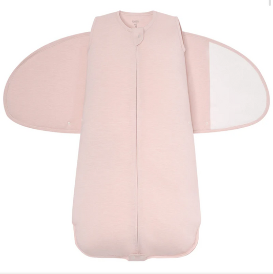 Bamboo Jersey Swaddle Sleep Bag Pink - Nest Designs