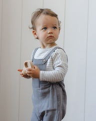 Baby Overall in Slate | Quincy Mae