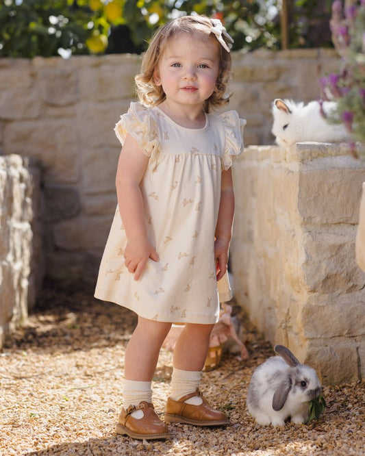 Quincy Mae - Flutter Dress Bunnies