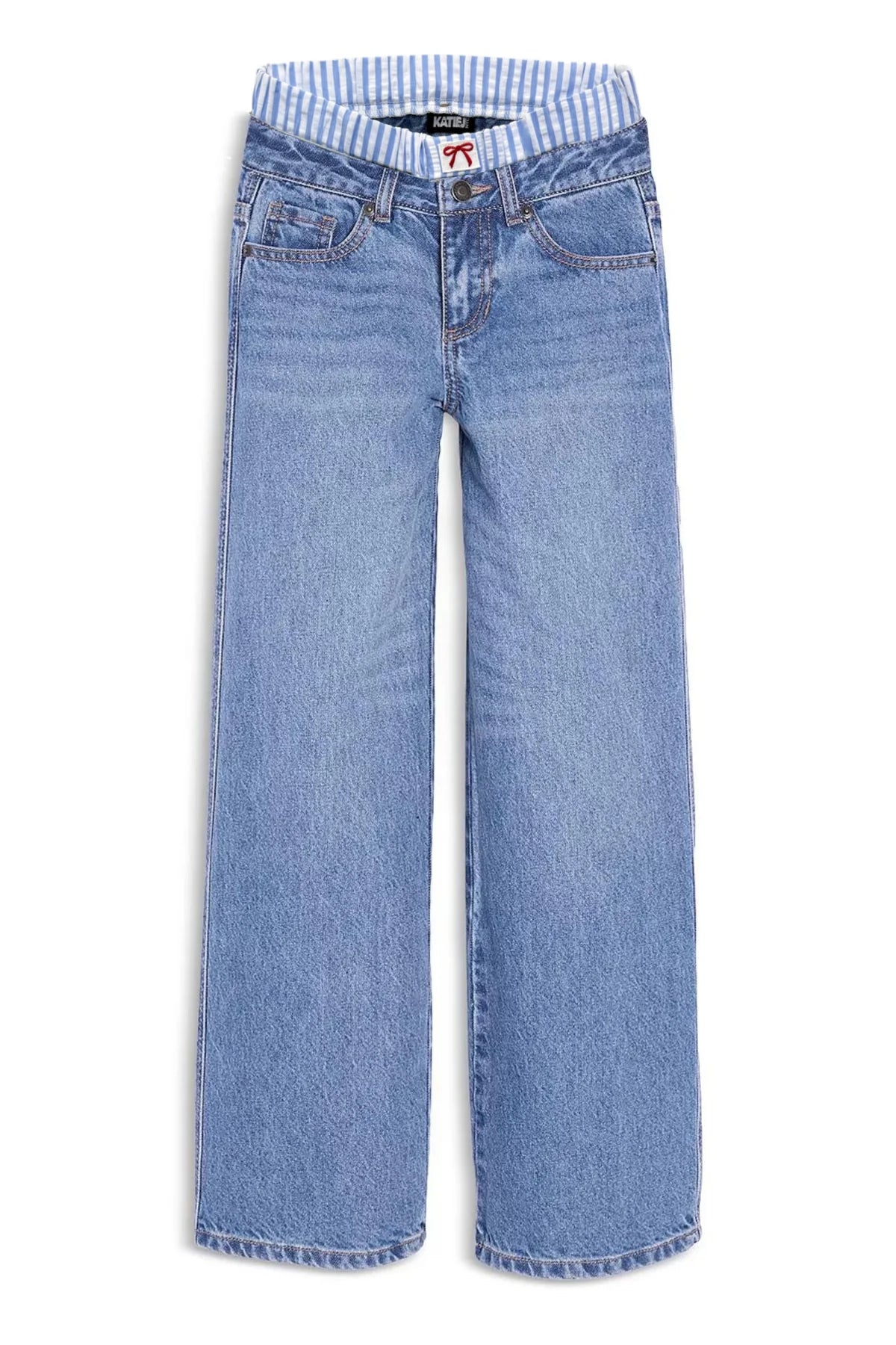 Chicago Mid Wash jean w/boxers - KatieJ NYC