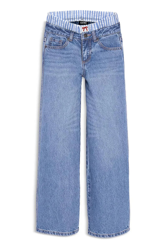 Chicago Mid Wash jean w/boxers - KatieJ NYC