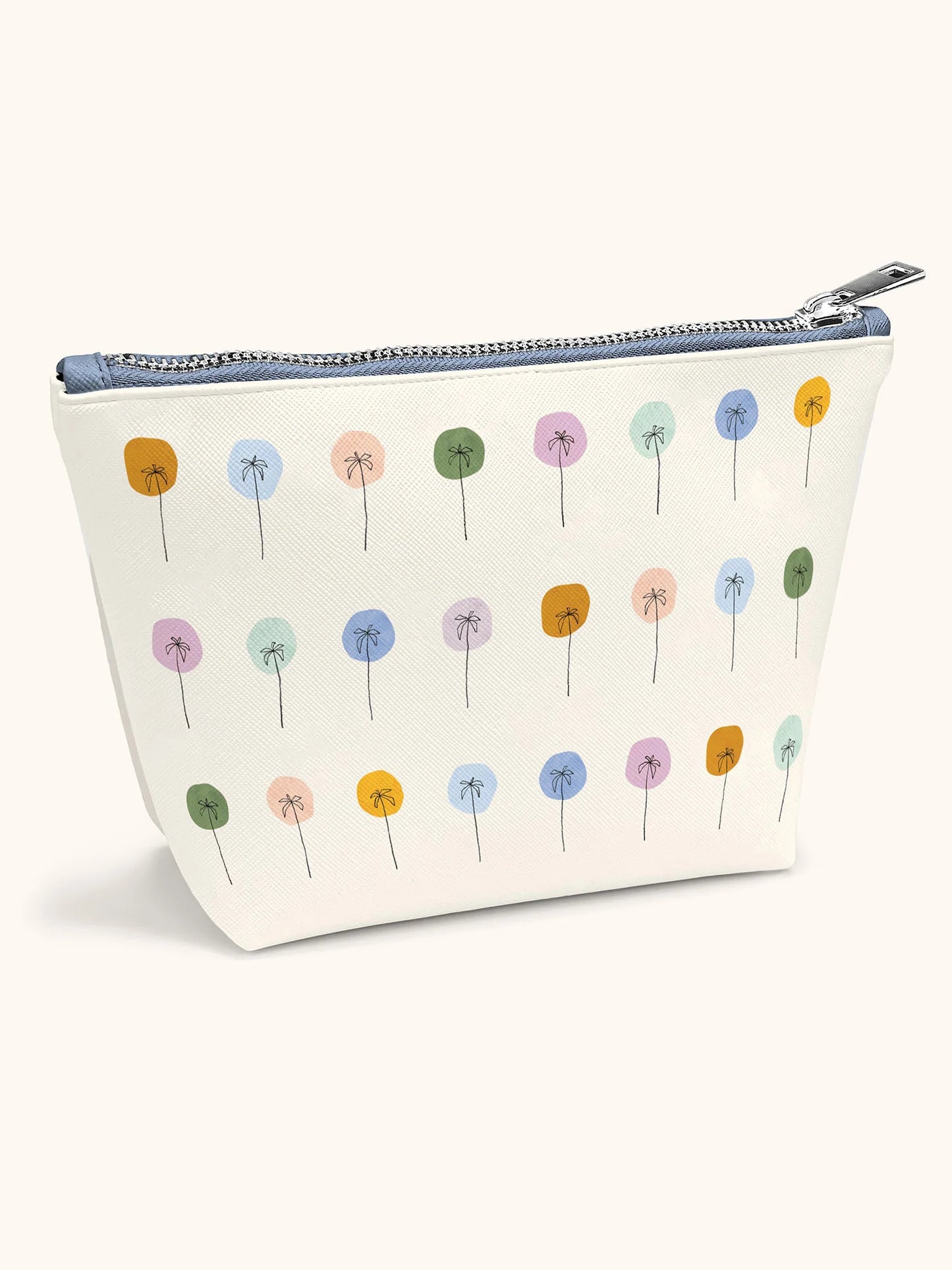 Dotted Palms Clutch Cosmetic Pouch