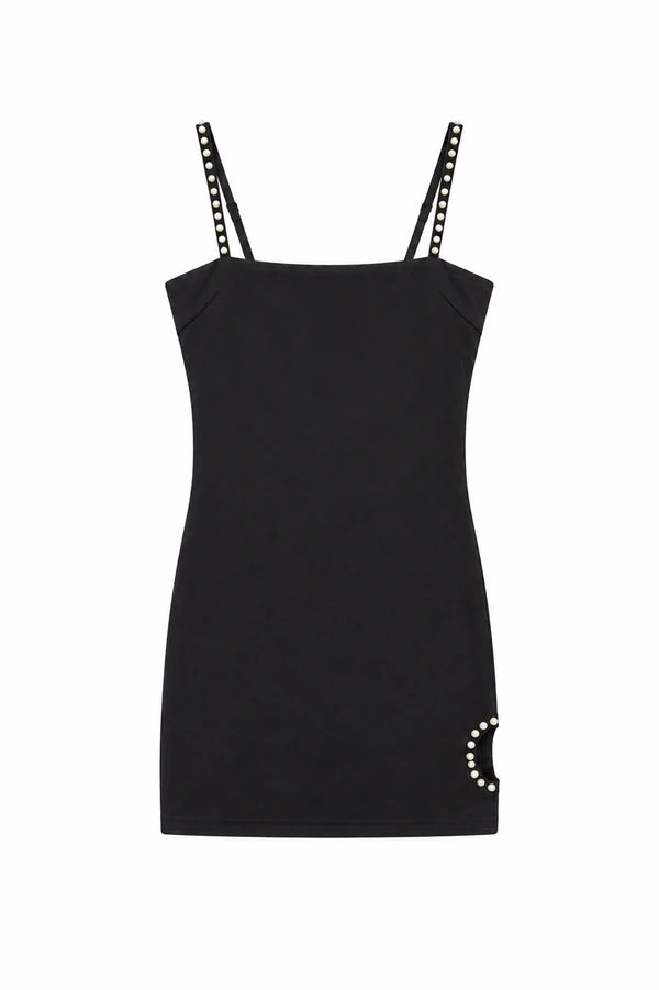 Riley Black Heart Cut Out Dress