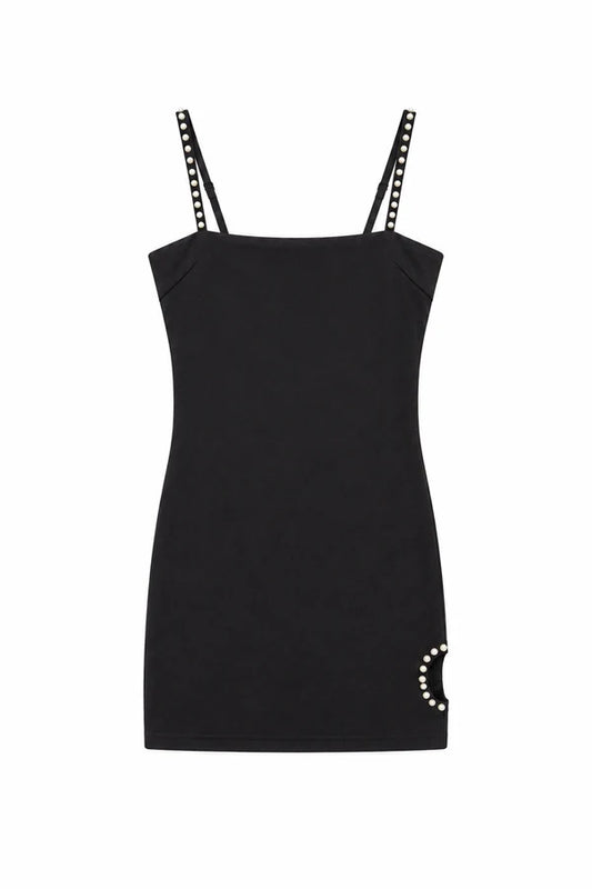 Riley Black Heart Cut Out Dress