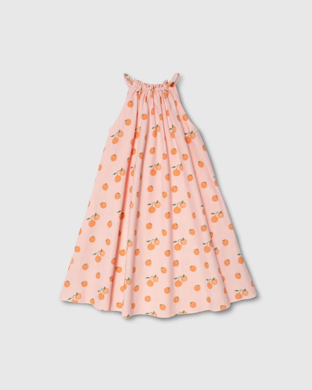 The Sunday Collective - Tie Neck Dress in Clementine