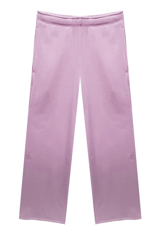 Dylan Wide Leg Sweatpants in Dusty Mauve- KatieJ NYC