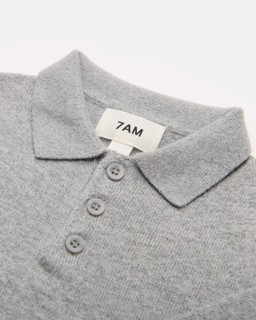 Faux Cashmere Baby & Toddler Polo Sweater | 7AM Enfant