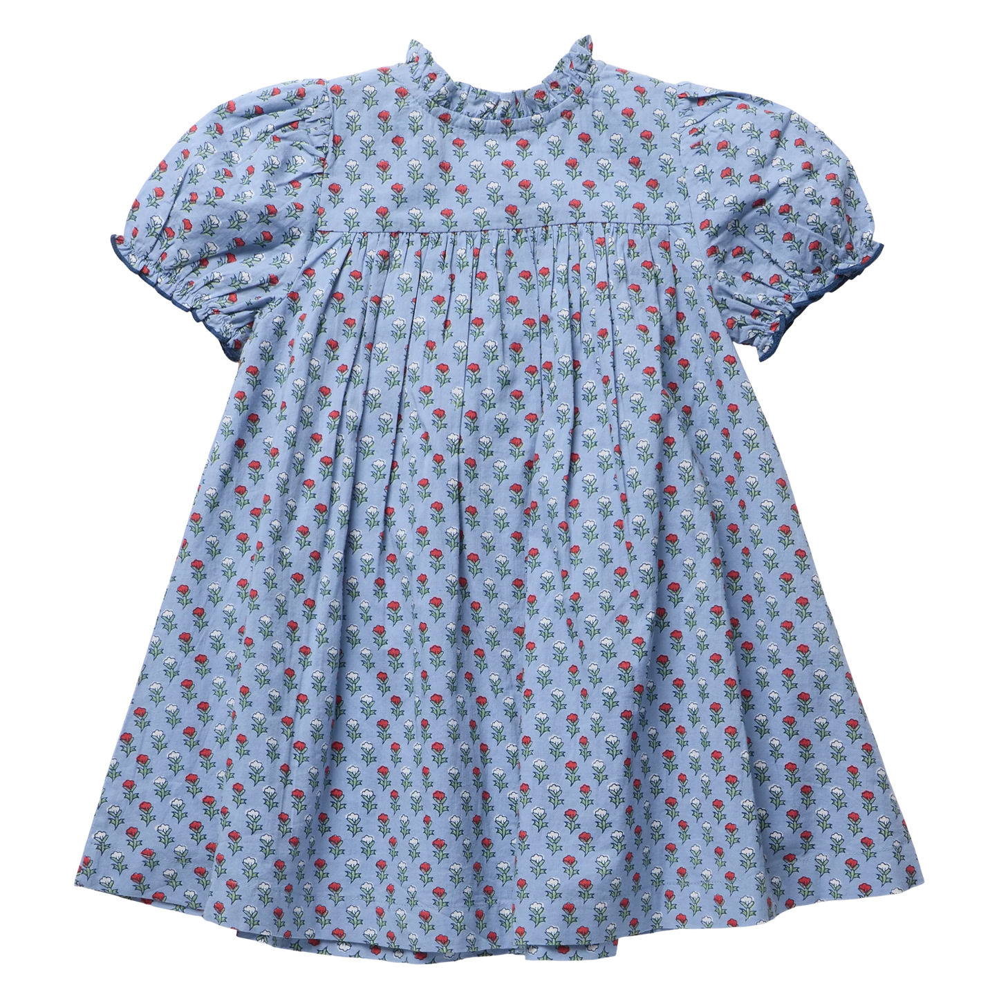 Lucia Dress light blue carnation - Pink Chicken