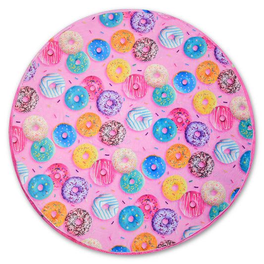 Go Do-Nuts Round Plush Blanket