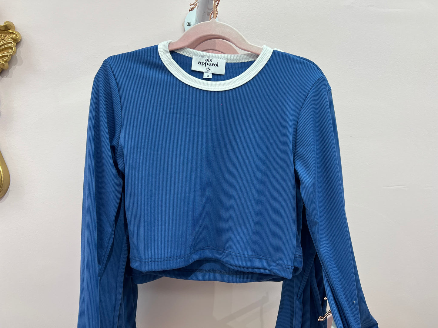 Long Sleeve Rib Top by Sofi