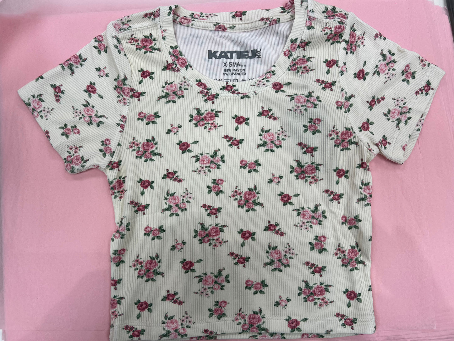 Livi Tee in Vintage Bunches Junior - KatieJ NYC