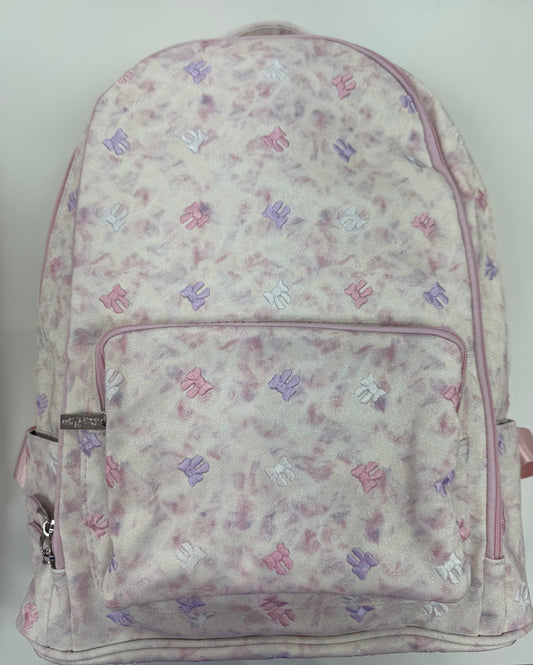 Embroidered Bow Backpack