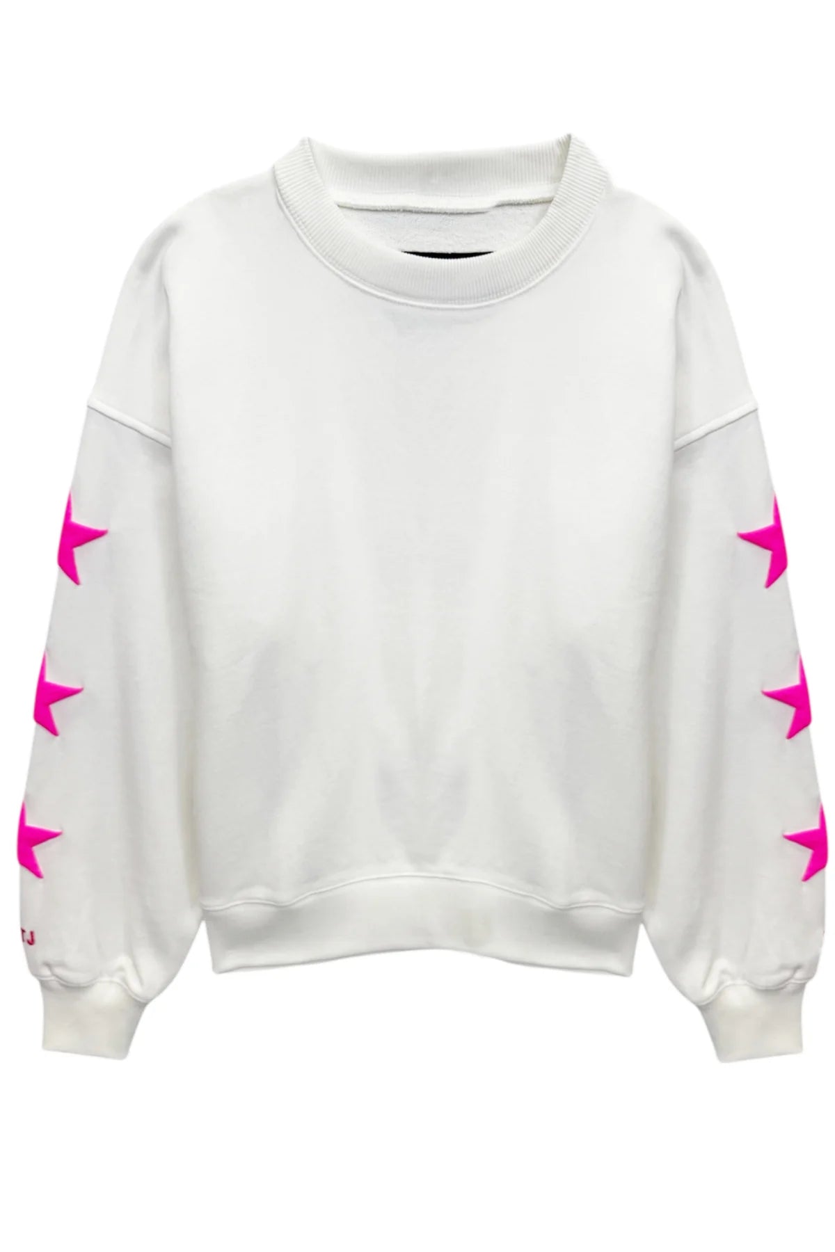 LEAH OVERSIZED PUFFY “be present” CREW SWEATSHIRT - KatieJNYC