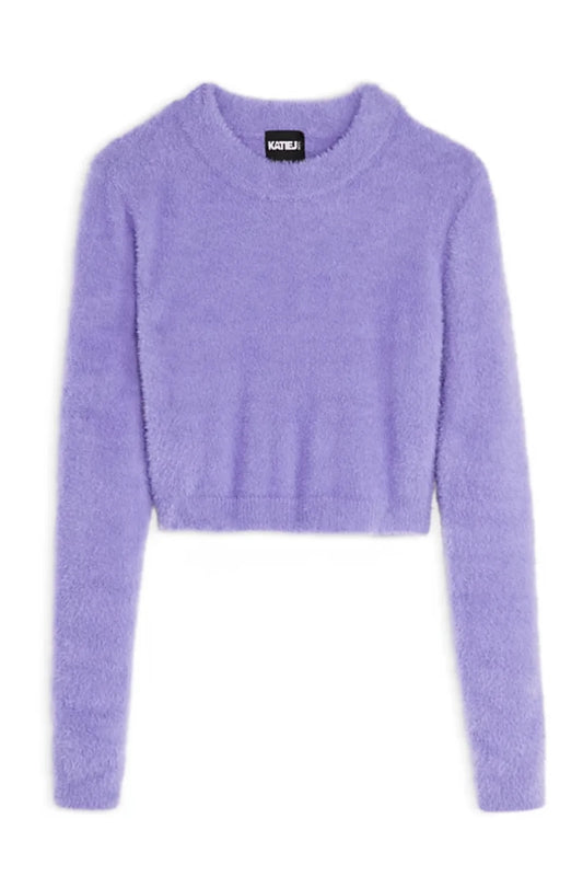 Mara Sweater in Arctic Lilac - KatieJ NYC