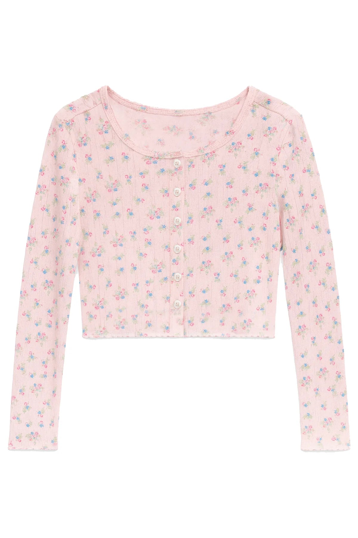 Marina Button Down Cardigan in Perfect Petals - KatieJNYC