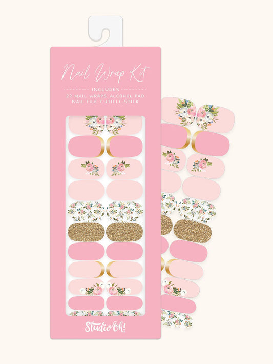 Bella Flora Mani Nail Wrap Kit