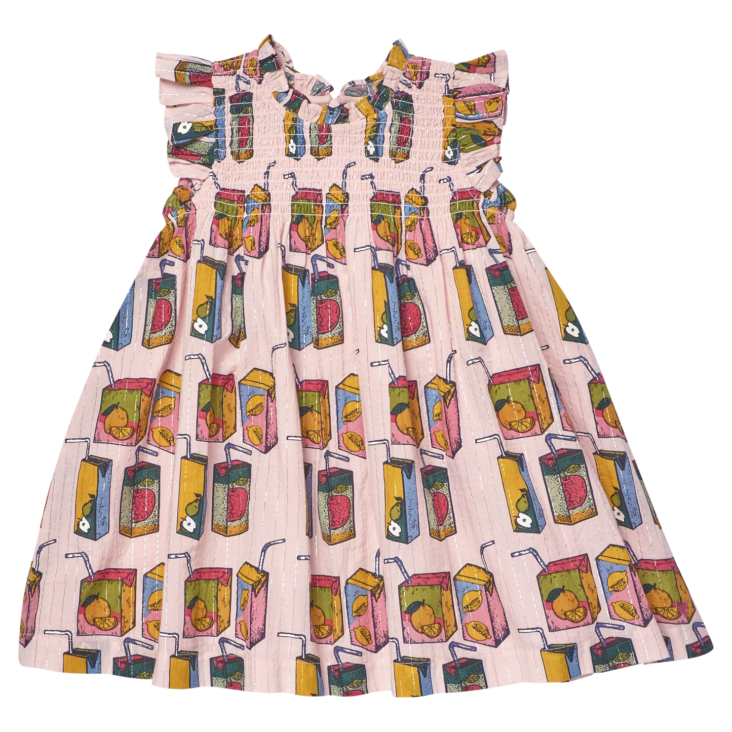 Stevie Juice Box Dress - Pink Chicken