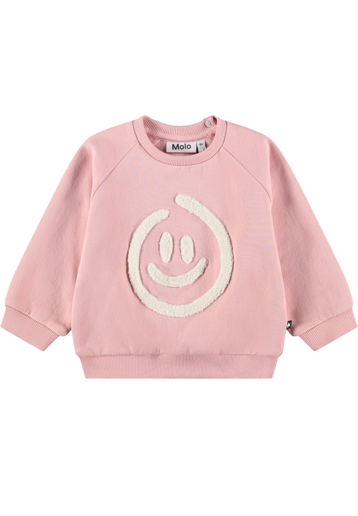Disc Pink Smiley Sweatshirt | Molo