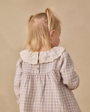 Callie Blue Gingham Dress | Rylee + Cru