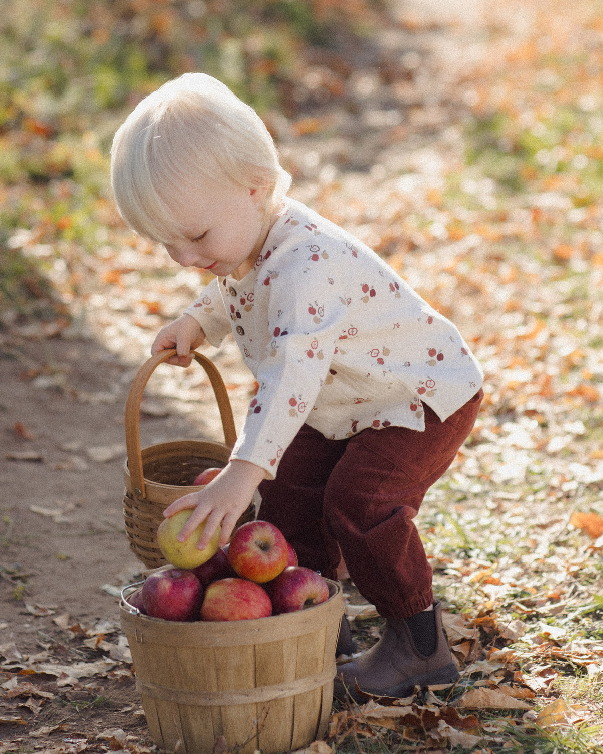 Zion Apple Print Shirt | Rylee + Cru