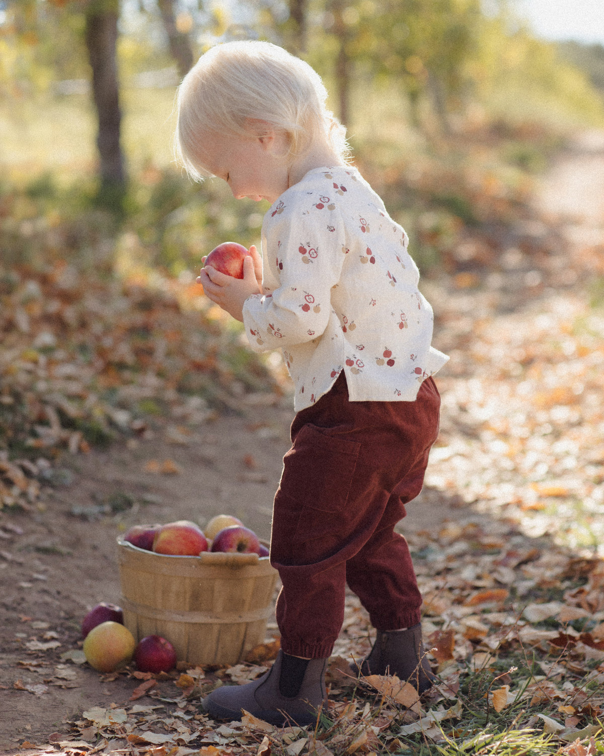 Luca Pant in Black Cherry | Rylee + Cru