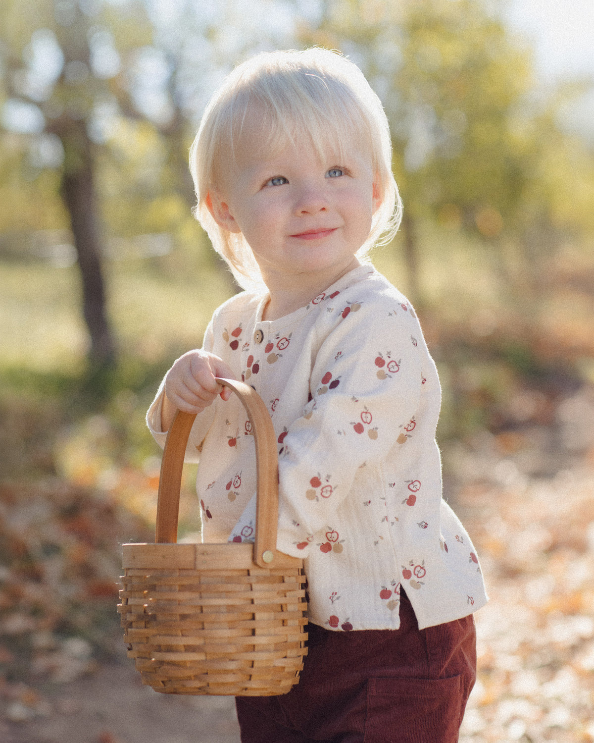 Zion Apple Print Shirt | Rylee + Cru