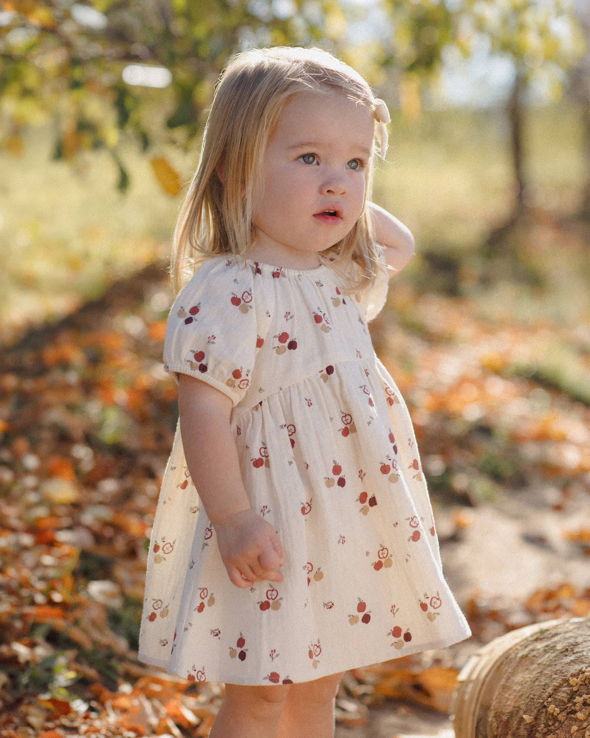 Bella Apple Print Dress | Rylee + Cru