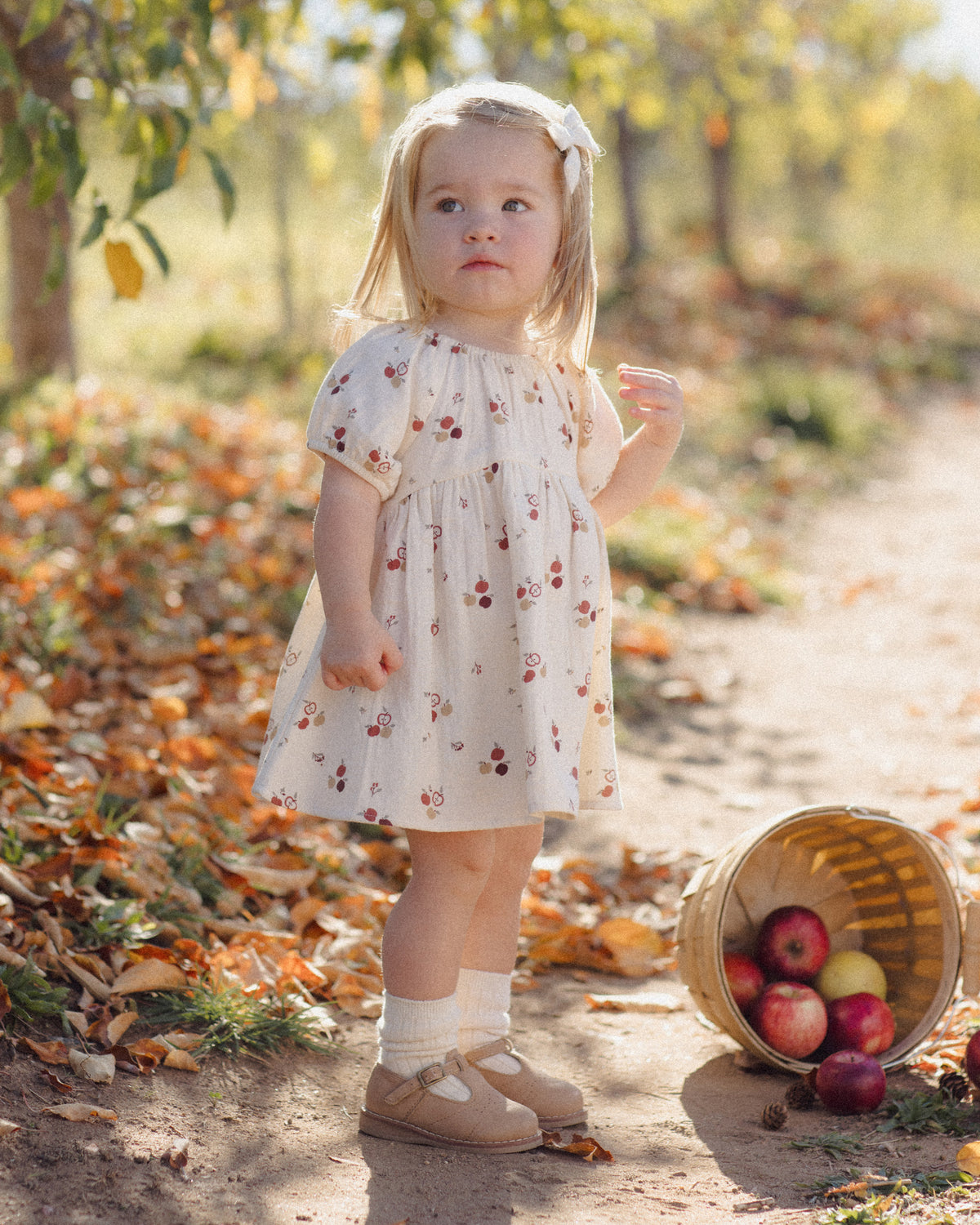 Bella Apple Print Dress | Rylee + Cru