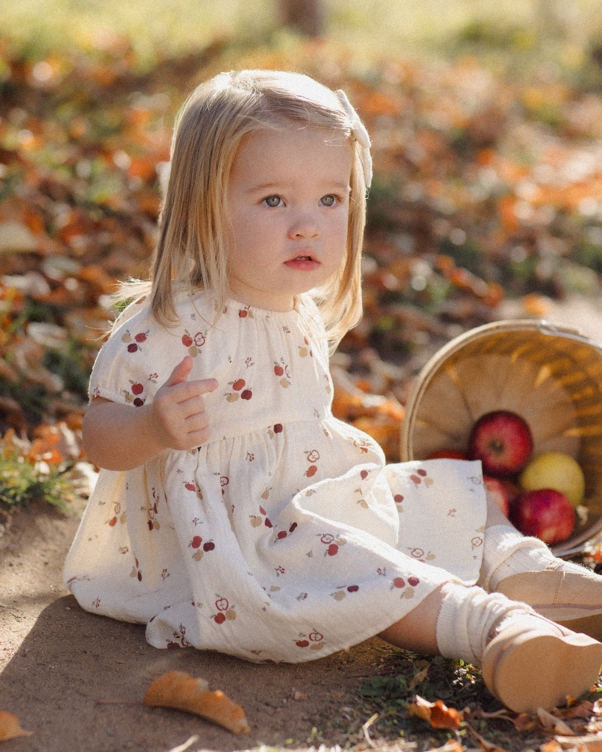 Bella Apple Print Dress | Rylee + Cru