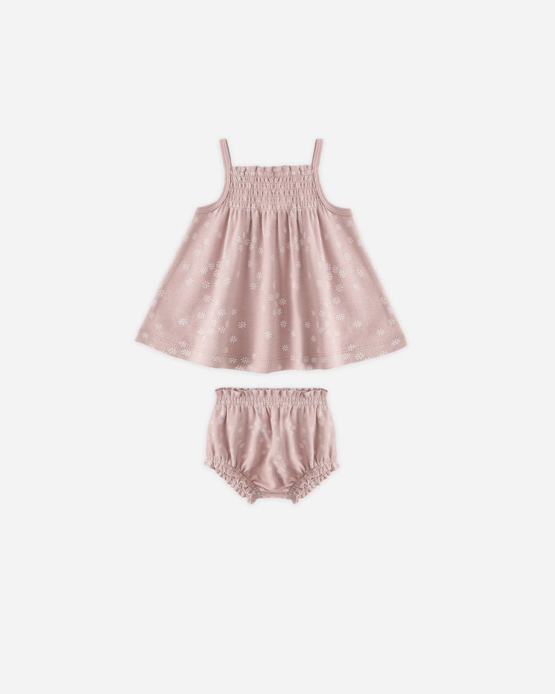 Quincy Mae - Smocked Tank & Bloomer Set