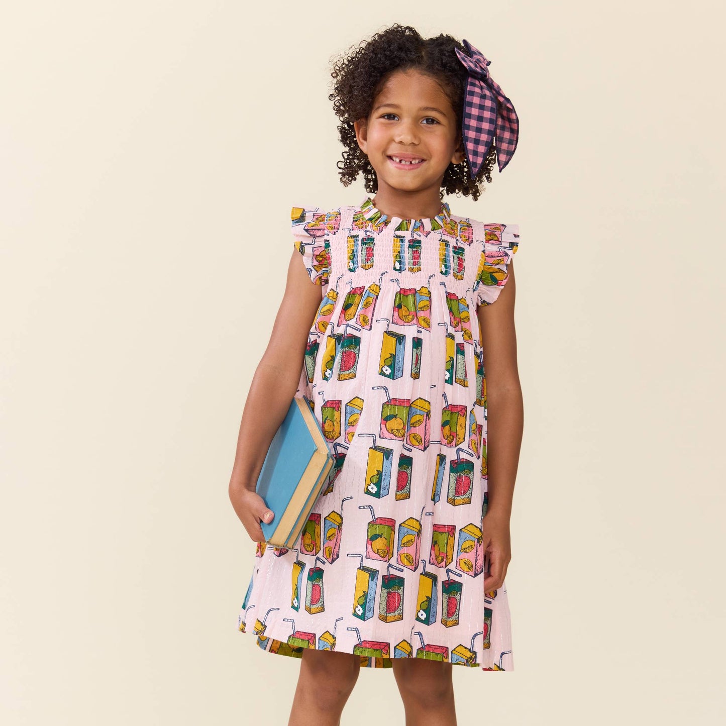 Stevie Juice Box Dress - Pink Chicken