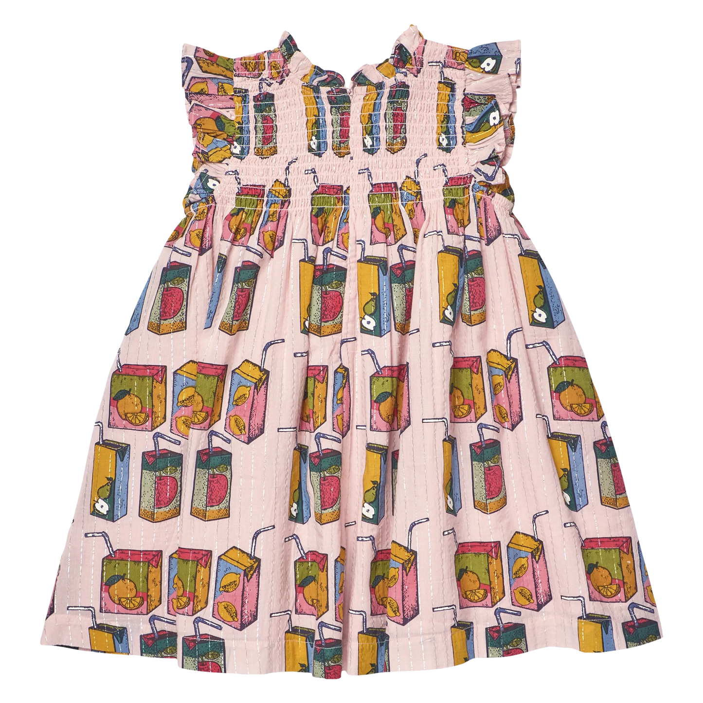 Stevie Juice Box Dress - Pink Chicken