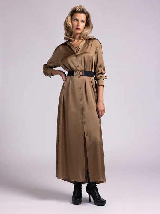 Yves Dress - Bronze